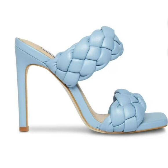 BRAND NEW STEVE MADDEN WOMEN"S CHUNKY BRAIDED STRAP KENLEY HEELED SANDAL G1 - Picture 16 of 16